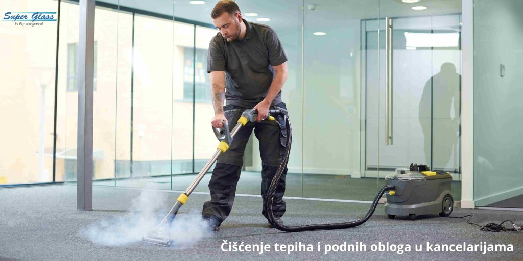 Čišćenje tepiha i podnih obloga u kancelarijama